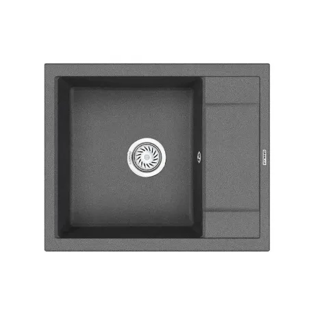 Кухонная мойка GRANULA (6002, ГРАФИТ)