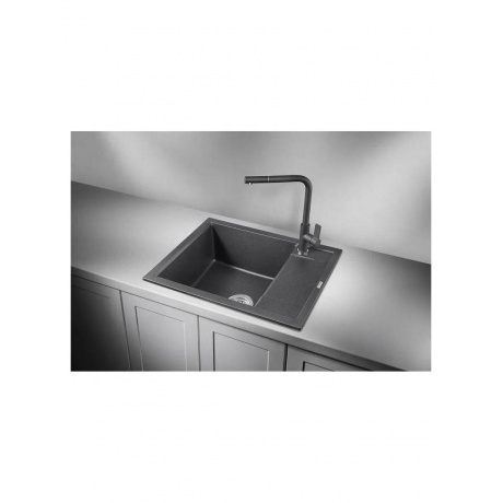 Кухонная мойка GRANULA (6002, ЧЁРНЫЙ) - фото 2