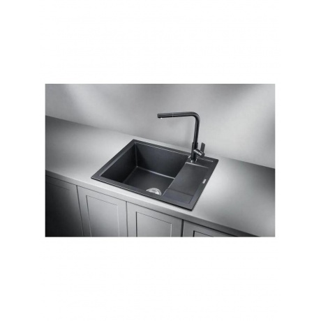 Кухонная мойка GRANULA (6002, ШВАРЦ) - фото 2
