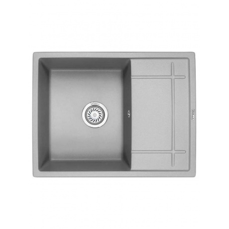 Кухонная мойка GRANULA (6501, АЛЮМИНИУМ)