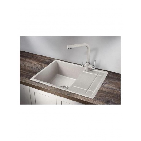 Кухонная мойка GRANULA (6501, БАЗАЛЬТ) - фото 2