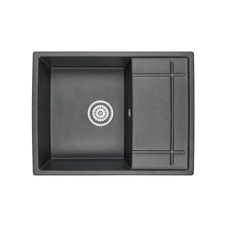 Кухонная мойка GRANULA (6501, ЧЁРНЫЙ)