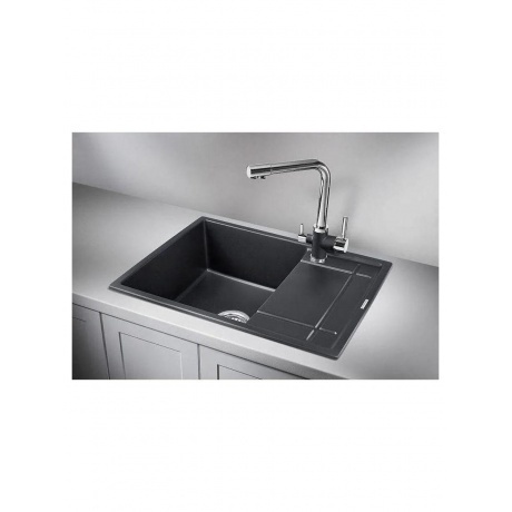 Кухонная мойка GRANULA (6501, ШВАРЦ) - фото 2