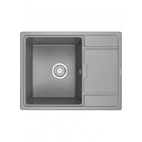 Кухонная мойка GRANULA (6503, АЛЮМИНИУМ)
