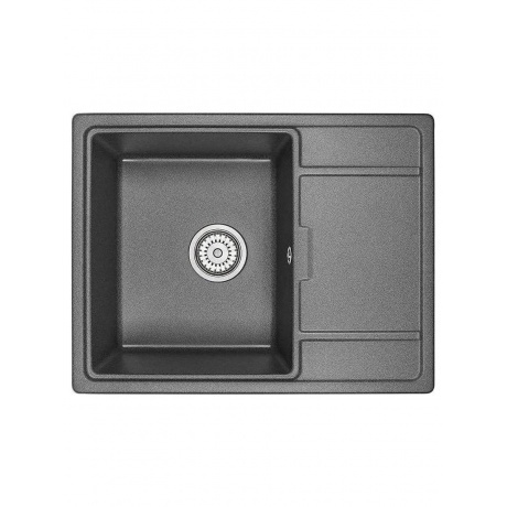 Кухонная мойка GRANULA (6503, ГРАФИТ) - фото 1