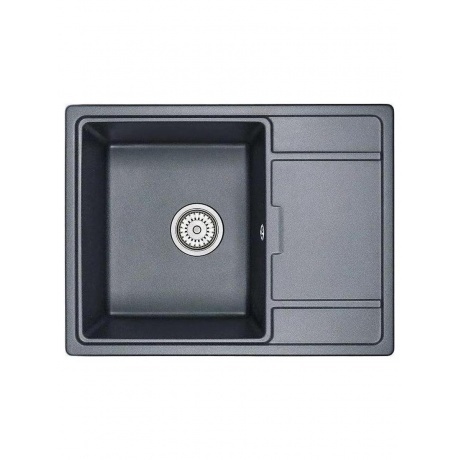 Кухонная мойка GRANULA (6503, ШВАРЦ) - фото 1