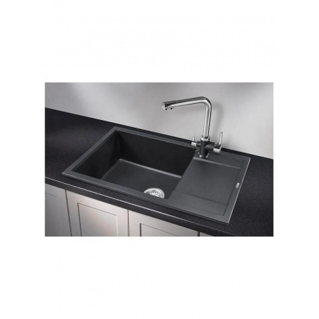 Кухонная мойка GRANULA (7805, ЧЁРНЫЙ) - фото 2