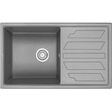 Кухонная мойка GRANULA (8002, АЛЮМИНИУМ)