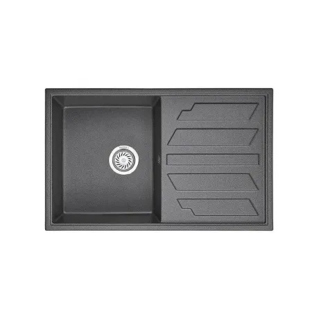 Кухонная мойка GRANULA (8002, ГРАФИТ)