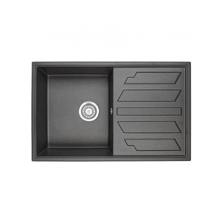 Кухонная мойка GRANULA (8002, ЧЁРНЫЙ) - фото 1