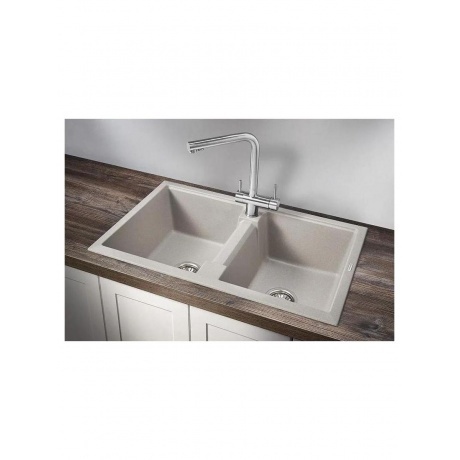 Кухонная мойка GRANULA (8101, БАЗАЛЬТ ) - фото 2