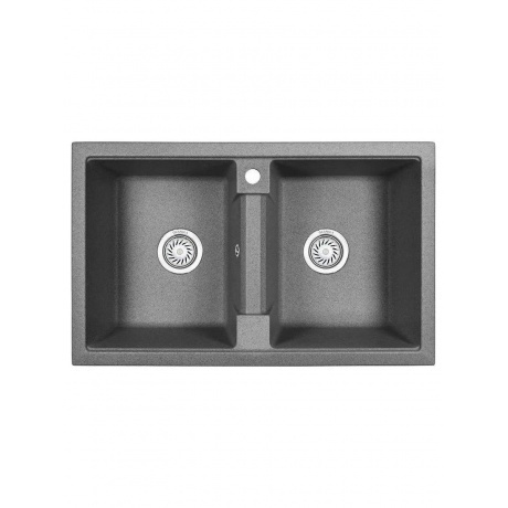 Кухонная мойка GRANULA (8101, ГРАФИТ )