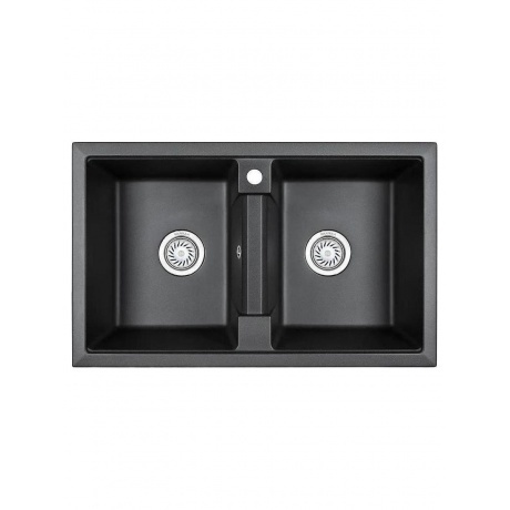 Кухонная мойка GRANULA (8101, ЧЁРНЫЙ )