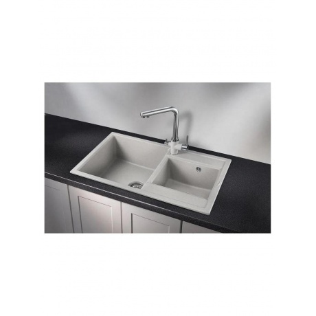 Кухонная мойка GRANULA (8201, БАЗАЛЬТ) - фото 2