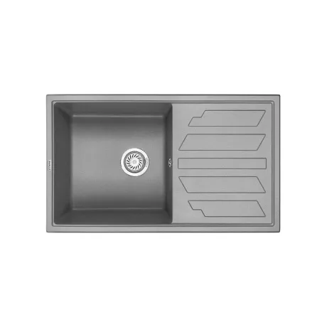Кухонная мойка GRANULA (8601, АЛЮМИНИУМ )