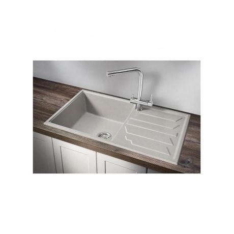 Кухонная мойка GRANULA (8601, БАЗАЛЬТ ) - фото 2