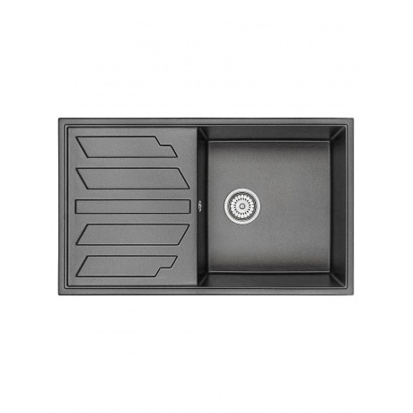 

Кухонная мойка GRANULA (8601, ЧЁРНЫЙ )