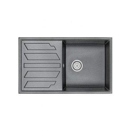 Кухонная мойка GRANULA (8601, ШВАРЦ) - фото 1