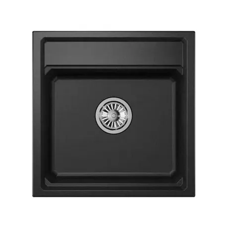 Кухонная мойка GRANULA Kitchen Space (5002, ЧЁРНЫЙ)