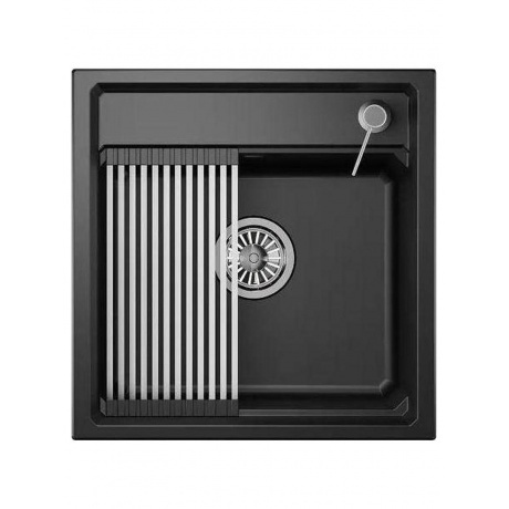 Кухонная мойка GRANULA Kitchen Space (5002, ШВАРЦ) - фото 2