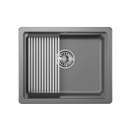 Кухонная мойка GRANULA Kitchen Space (5501U, АЛЮМИНИУМ) - фото 2