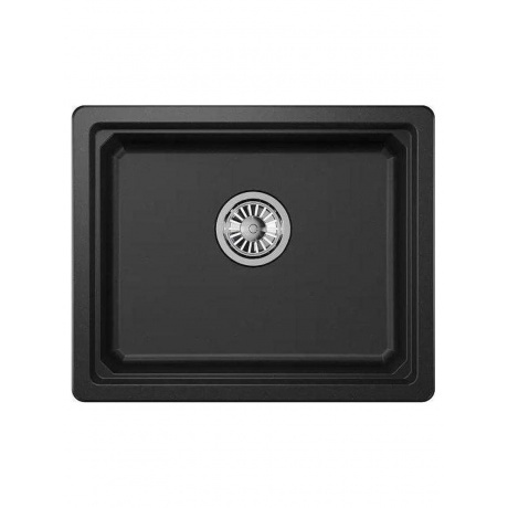 Кухонная мойка GRANULA Kitchen Space (5501U, ЧЁРНЫЙ)