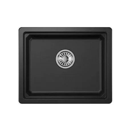 Кухонная мойка GRANULA Kitchen Space (5501U, ЧЁРНЫЙ)