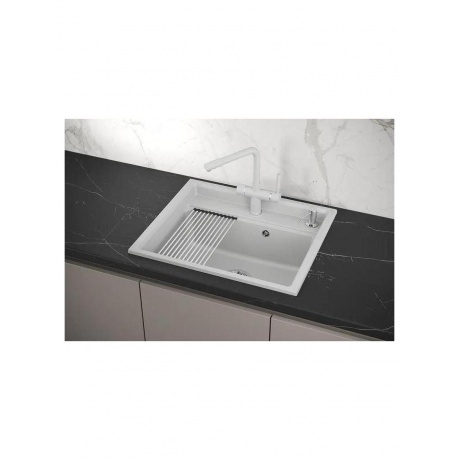 Кухонная мойка GRANULA Kitchen Space (6003, АРКТИК) - фото 3