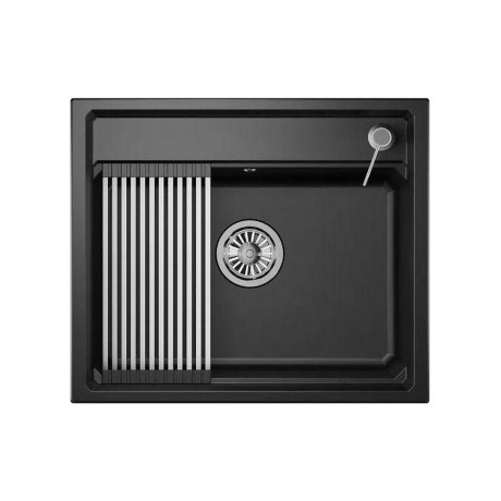 Кухонная мойка GRANULA Kitchen Space (6003, ШВАРЦ) - фото 2