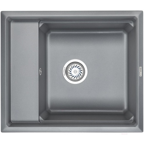 Кухонная мойка GRANULA Kitchen Space (6004, АЛЮМИНИУМ)