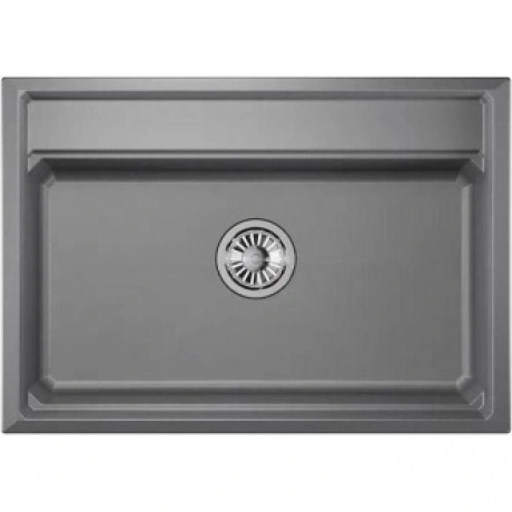 Кухонная мойка GRANULA Kitchen Space (7301, АЛЮМИНИУМ)