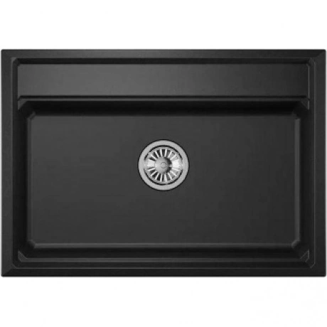 Кухонная мойка GRANULA Kitchen Space (7301, ЧЁРНЫЙ)