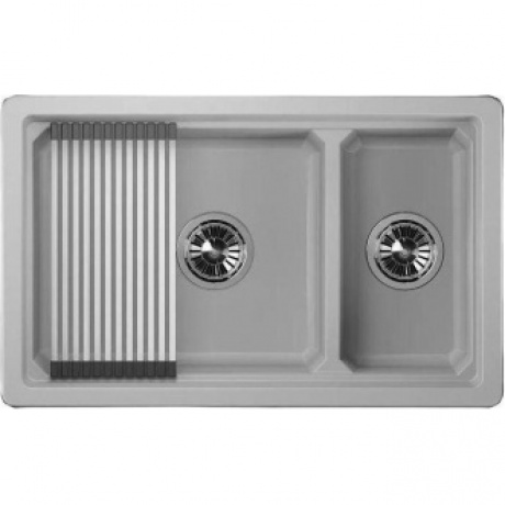 Кухонная мойка GRANULA Kitchen Space (7304U, АРКТИК) - фото 2