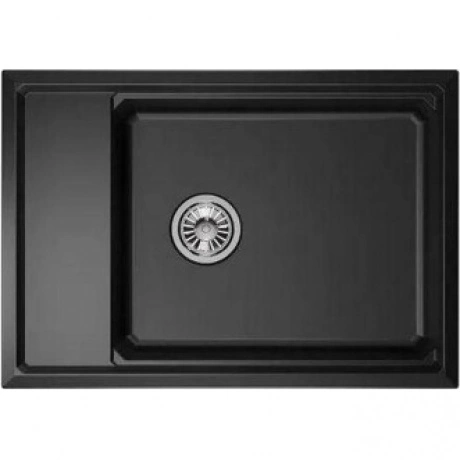 Кухонная мойка GRANULA Kitchen Space (7305, ШВАРЦ)