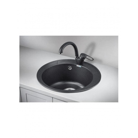 Кухонная мойка GRANULA Standart (4802, ЧЁРНЫЙ) - фото 2