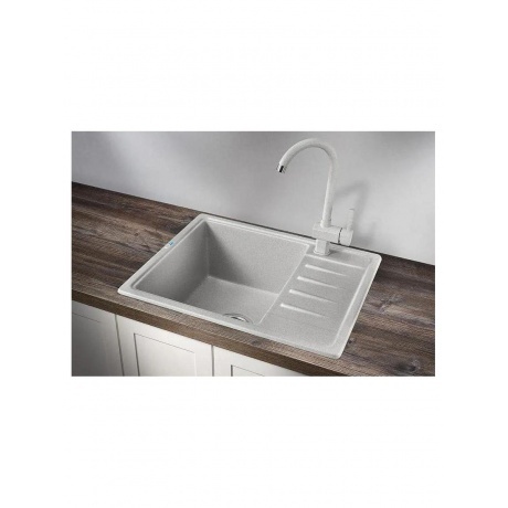 Кухонная мойка GRANULA Standart (5803, БАЗАЛЬТ) - фото 2