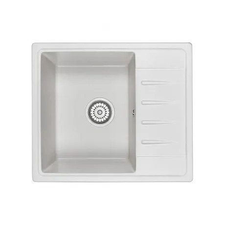 Кухонная мойка GRANULA Standart (5803, БЕЛЫЙ)