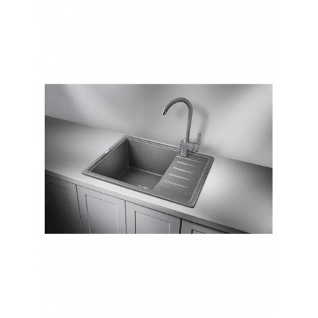 Кухонная мойка GRANULA Standart (5803, ГРАФИТ) - фото 2
