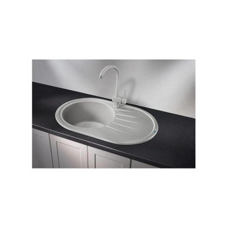 Кухонная мойка GRANULA Standart (7601, БАЗАЛЬТ) - фото 2