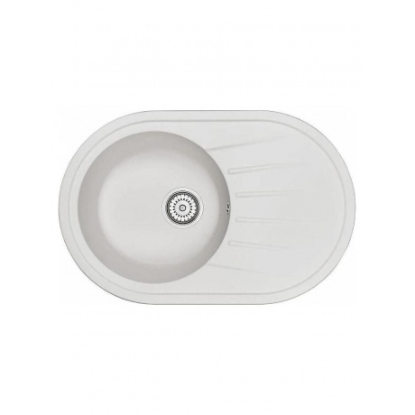 Кухонная мойка GRANULA Standart (7601, БЕЛЫЙ) - фото 1