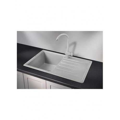 Кухонная мойка GRANULA Standart (7602, БАЗАЛЬТ) - фото 2