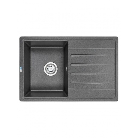 Кухонная мойка GRANULA Standart (7602, ГРАФИТ) - фото 1