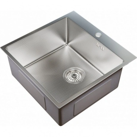 Кухонная мойка 50х50  вып 3 1/2  MIXLINE PRO 20см с сифоном сати...