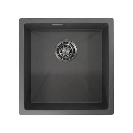 Кухонная мойка GRANULA (4445U, ГРАФИТ МАТОВЫЙ)