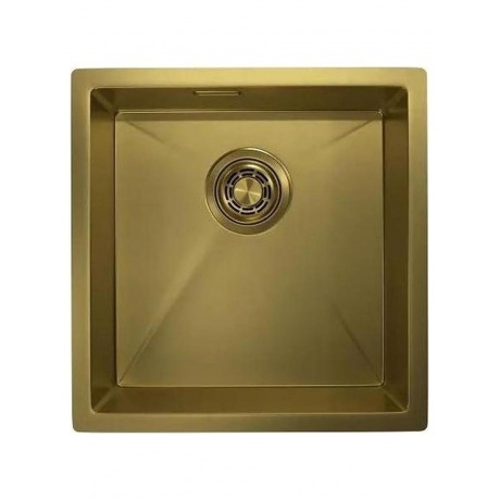 

Кухонная мойка GRANULA (4445U, ЗОЛОТО САТИН)