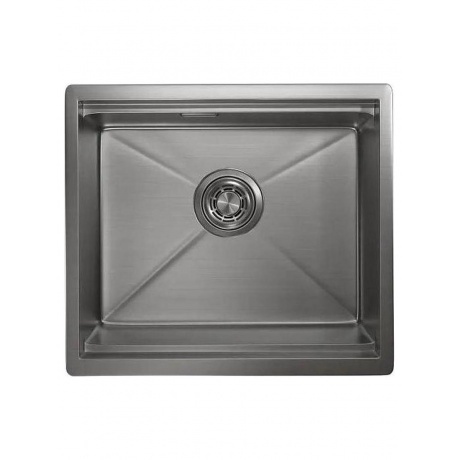 Кухонная мойка GRANULA (5045U, СТАЛЬ САТИН) - фото 1