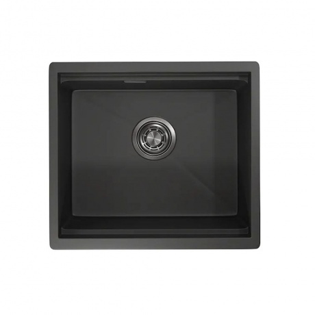 Кухонная мойка GRANULA (5045U, ЧЕРНЫЙ МАТОВЫЙ) - фото 2