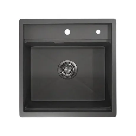 Кухонная мойка GRANULA (5051, ГРАФИТ МАТОВЫЙ)