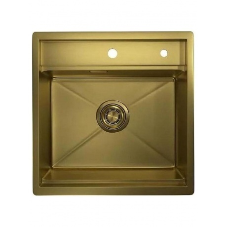 Кухонная мойка GRANULA (5051, ЗОЛОТО САТИН) - фото 1