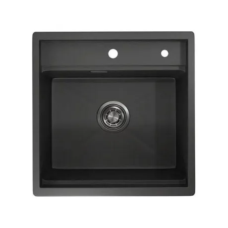 Кухонная мойка GRANULA (5051, ЧЕРНЫЙ МАТОВЫЙ)